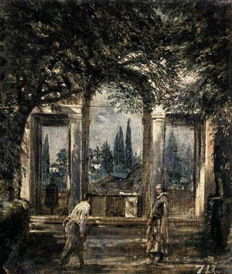 VELAZQUEZ, Diego Rodriguez de Silva y Villa Medici, Pavillion of Ariadn France oil painting art